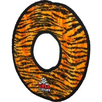 Hračka pro psa PROFIZOO Hračka Odolná No Stuff Mega Kruh Tygr 35cm