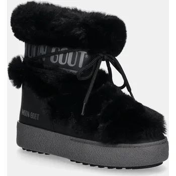 Dámská zimní obuv MOON BOOT Ltrack Faux Für WP black Barva: -, Velikost: 40