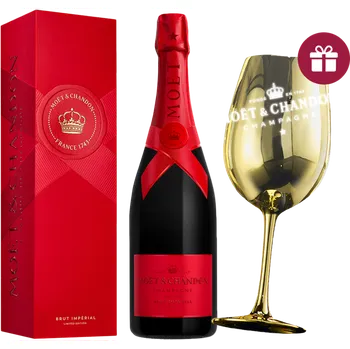 Moët & Chandon Brut Imperial Holiday Edition box 0,75l + sklenice