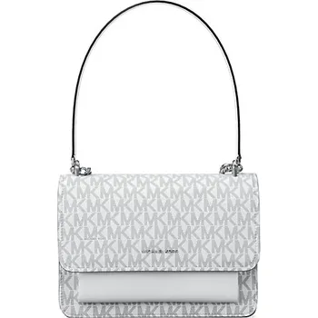 Kabelka Michael Kors Claire kabelka logo bílá šedá + doprava zdarma