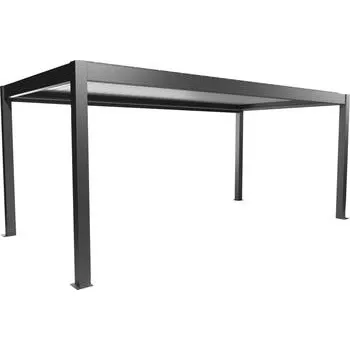 BIOHORT pergola velikost 6 x 3,5 tmavě šedá/stříbrná