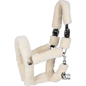 Ohlávka Waldhausen -COZY- - Černá/Přírodní - Cob