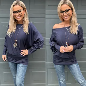 Dámská tunika Netopýří tunika s přívěskem Barva: Tmavě modrá