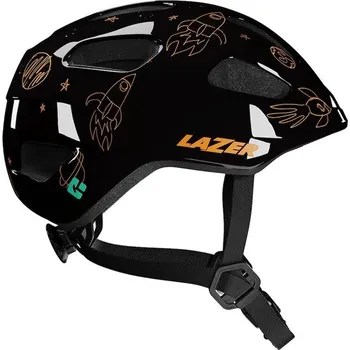 Cyklistická přilba LAZER dětská přilba PNUT KinetiCore 2.0, Rakety, UNI/46-50 cm