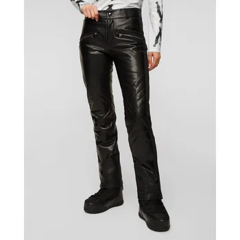 Snowboardové kalhoty Černé Kožené Dámské Lyžařské Kalhoty Bogner Tory 11503019-26