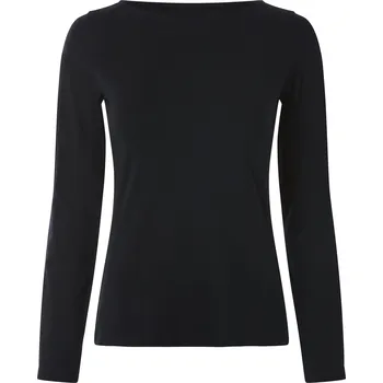 Dámské tričko esmara® Dámské triko s dlouhými rukávy (černá, S(36/38))