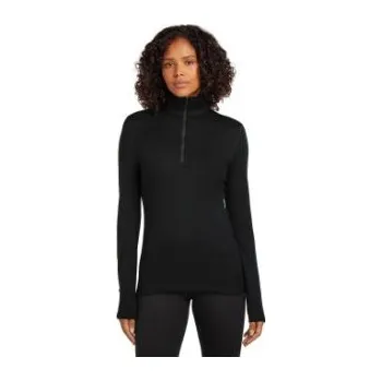 Icebreaker Wmns Merino 260 Tech LS Half Zip, BLACK