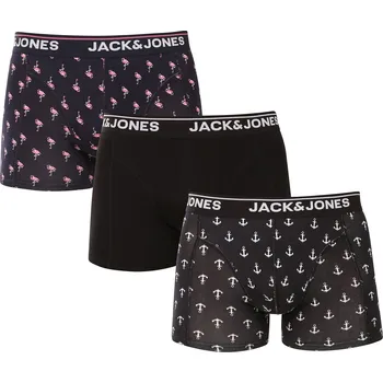 Boxerky 3PACK pánské boxerky Jack and Jones vícebarevné (12295181) S Možnost vrácení zboží ZDARMA do 120 dnů!