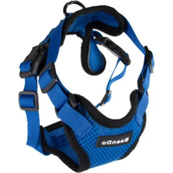 Vodítko pro psa Modrý postroj s vodítkem pro psa BRADY