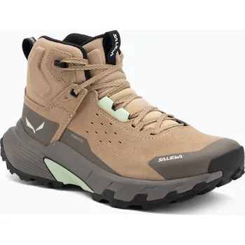 Dámská treková obuv Dámské trekové boty Salewa Pedroc 2 Leather Mid PTX quicksand/bungee cord