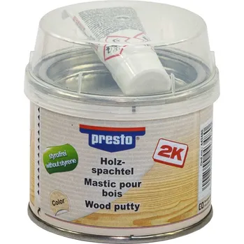 Tmel Presto Tmel na opravy dřeva 2K světle hnědý 250 g