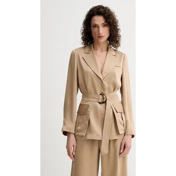 Dámské sako Sako Simona Corsellini P25CPGI00401 béžová 01A, vel. 40