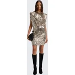 Dámské šaty BOSS Orange C_Dillana 50548317 metalické Velikost: 36