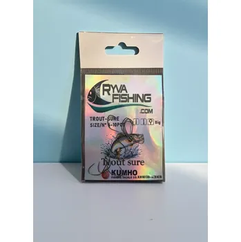Rybářský háček KUMHO-PSTRUHOVÉ BEZHROTOVÉ HÁČKY TROUT SURE VEL.6-10KS