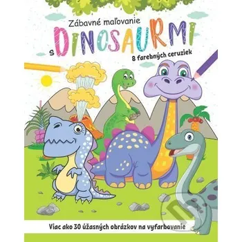 omalovánky Zábavné maľovanie s dinosaurmi - Foni book Foni book