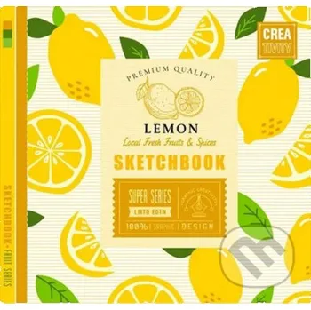 Diář Sketchbook LEMON 20 x 20 cm - Ditipo a.s. Ditipo a.s.