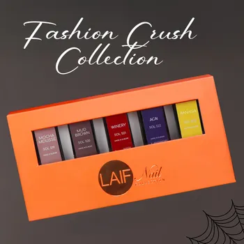 Umělé nehty Laif Sada UV/LED Gel lak - ''Fashion Crush'' 5*10ml