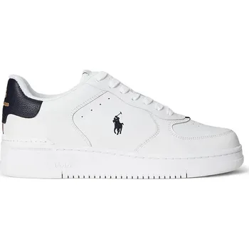 Pánská móda Kožené tenisky Polo Ralph Lauren Mastr Ct Rib 809P01636001.100 bílá 00X, EUR 46