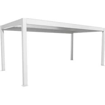 BIOHORT pergola velikost 6 x 3,5 bílá/stříbrná