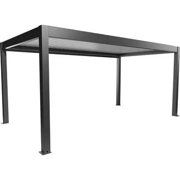 BIOHORT pergola velikost 5,5 x 3 tmavě šedá/bílá