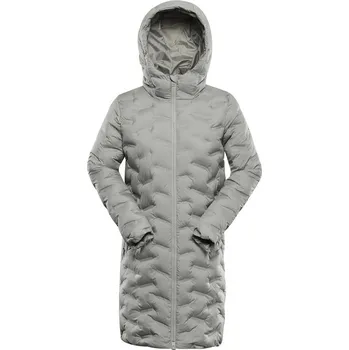 Kabát dámský ALPINE PRO AWEDA šedý Velikost: S