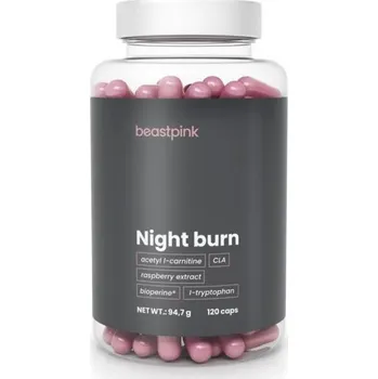 Spalovač tuku BeastPink Night Burn 120 kaps. (VÝPRODEJ)