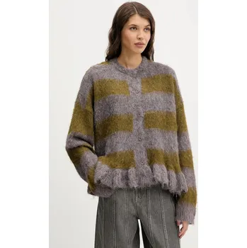 Dámský svetr Kardigan The Ragged Priest RPAW251064KW fialová 94X, vel. L