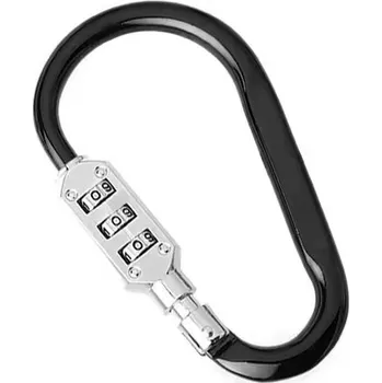 Visací zámek Gaira® Kódový zámek Karabina ZK22, Barva černá