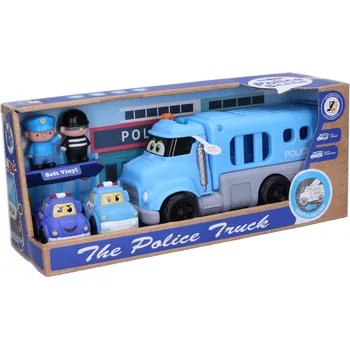 autíčko Wiky Vehicles W037684 Auto policejní s efekty set 4 ks