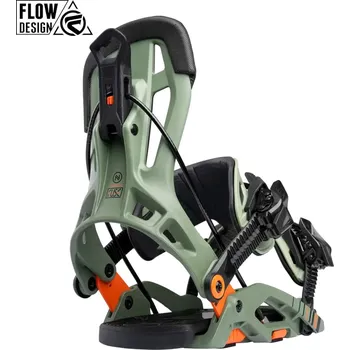 Vázání na snowboard NIDECKER vázání - Flow Fuse Khaki (MULTI) velikost: L