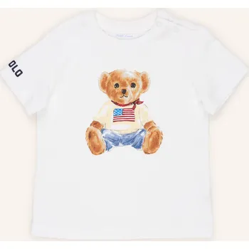 Pánské oblečení Polo Ralph Lauren Tričko pro miminko, bílá / světle hnědá /...