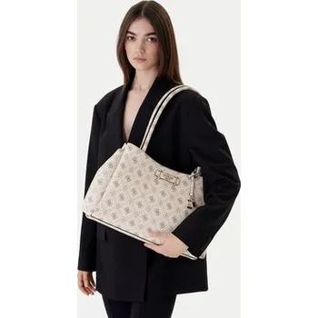 Kabelka Kabelka Guess Carrie Logo HWGP98 98220 Écru OS