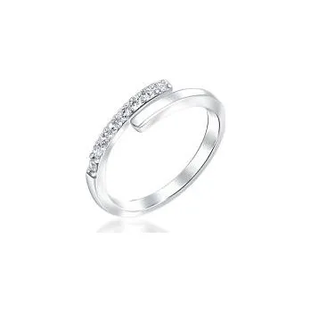 Náušnice Prsten 925/1000 - SVLR0654XE9BI56 JVD SVLR0654XE9BI56