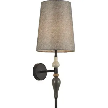 Nástěnné svítidlo Nástěnné svítidlo 1x E27 šedá ITALUX Nerom WL-22374-BK