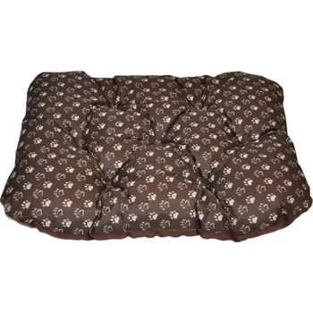 Pelíšek pro psa Podložka voděodolná zaoblená 80x60 - tlapka hnědá - SLEVA 3% s kodem radost25
