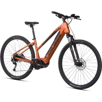 Elektrokolo Elektrokolo CRUSSIS e-Cross low 7.11-(518 Wh) 14,4Ah 28" ORANŽOVÁ ČERNÁ 2026 rám 16" + DOPRAVA ZDARMA
