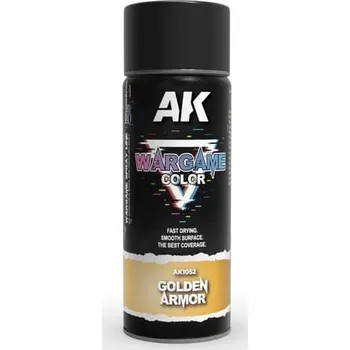 Barva ve spreji AK Interactive - Golden Armor Spray 400ml