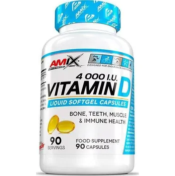 Amix Nutrition Vitamin D 4000 I.U. 90 kapslí (VÝPRODEJ)