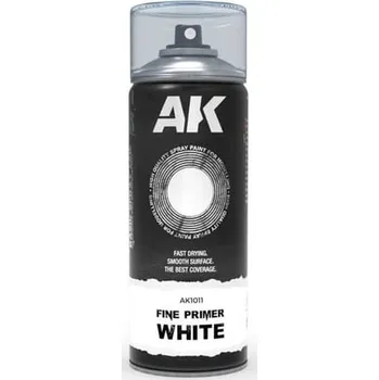 Modelářská barva AK Interactive - Fine Primer White Spray