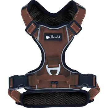 Postroj pro psa Petlando Outdoor Postroj mokka S