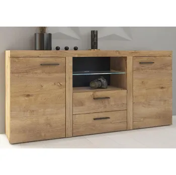 Komoda Komoda RUMBA 2D2S, dub lefkas 156 cm