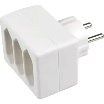 Elektrická zásuvka RETLUX RPC 60 rozbočka 3x 2.5A 250V bílá (8590669343768)