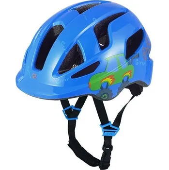 Cyklistická přilba P2R MASCOT XS Racing buggy modrá ((48-52cm)) (Přilba P2R MASCOT, XS, Racing buggy Blue)