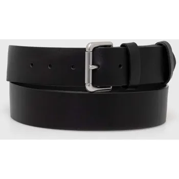 Opasek Kožený pásek Polo Ralph Lauren 405899989 černá 99X, vel. 90