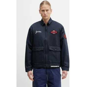 Pánská větrovka Bunda by Parra Pumping gas, L, námořnická modř, 59X