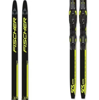 Běžecké lyžování Fischer SCS SKATE JR 2025/26 juniorské běžky + TOUR STEP POUZE 151 - černá (VÝPRODEJ) + DÁREK + Doprava ZDARMA