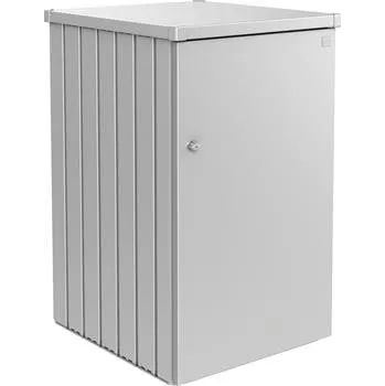 Zahradní úložný box BIOHORT Box na odpadky Alex 1 stříbrný kovový