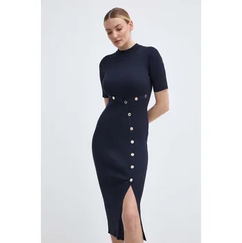Dámské šaty Šaty Morgan RMATT RMATT.MARINE námořnická modř 59X, vel. S