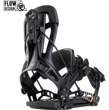Vázání na snowboard NIDECKER vázání - Flow Nx2 Black (MULTI)