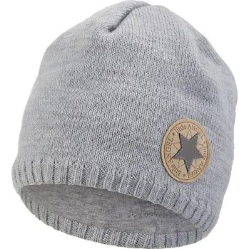 Módní doplněk Dětská pletená čepice Little Angel hladká Outlast ® sv. šedá obvod hlavy 39-41 cm